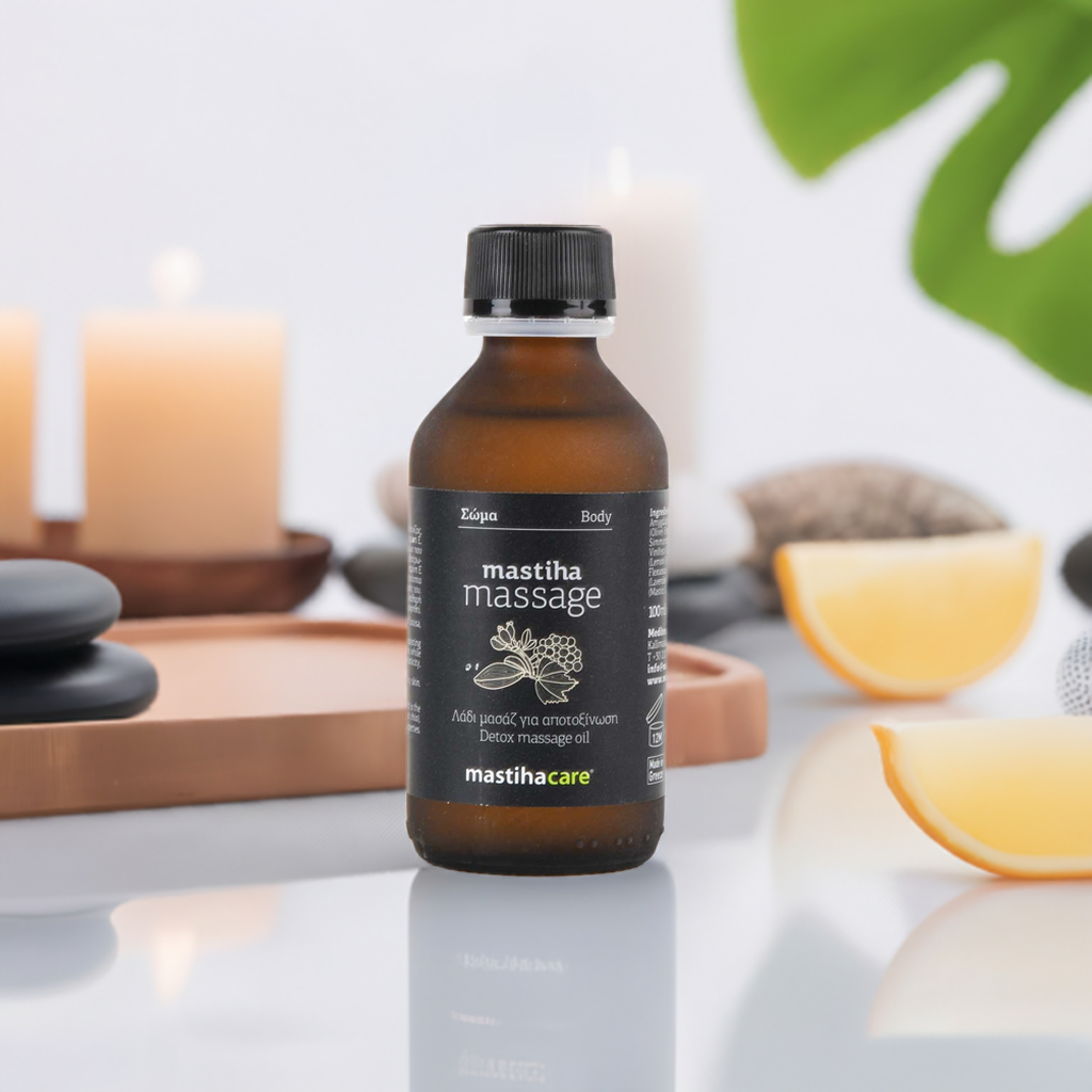 Detox massage oil with mastic 100 ml